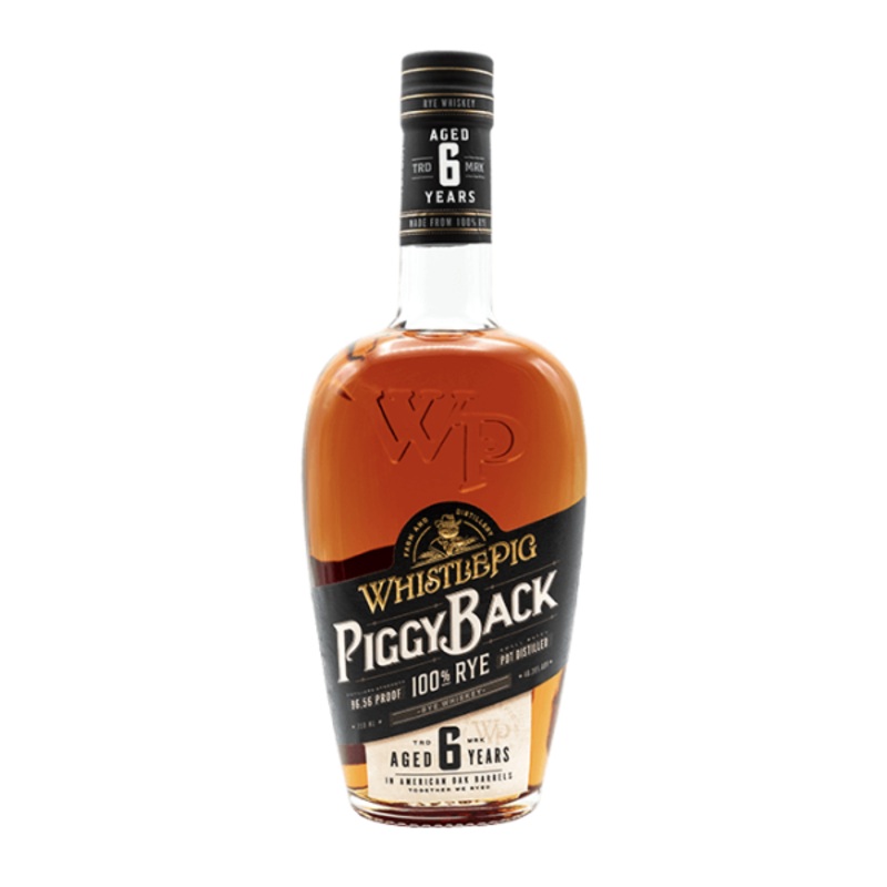 Whistlepig PiggyBack 6yr 100% Rye Whiskey