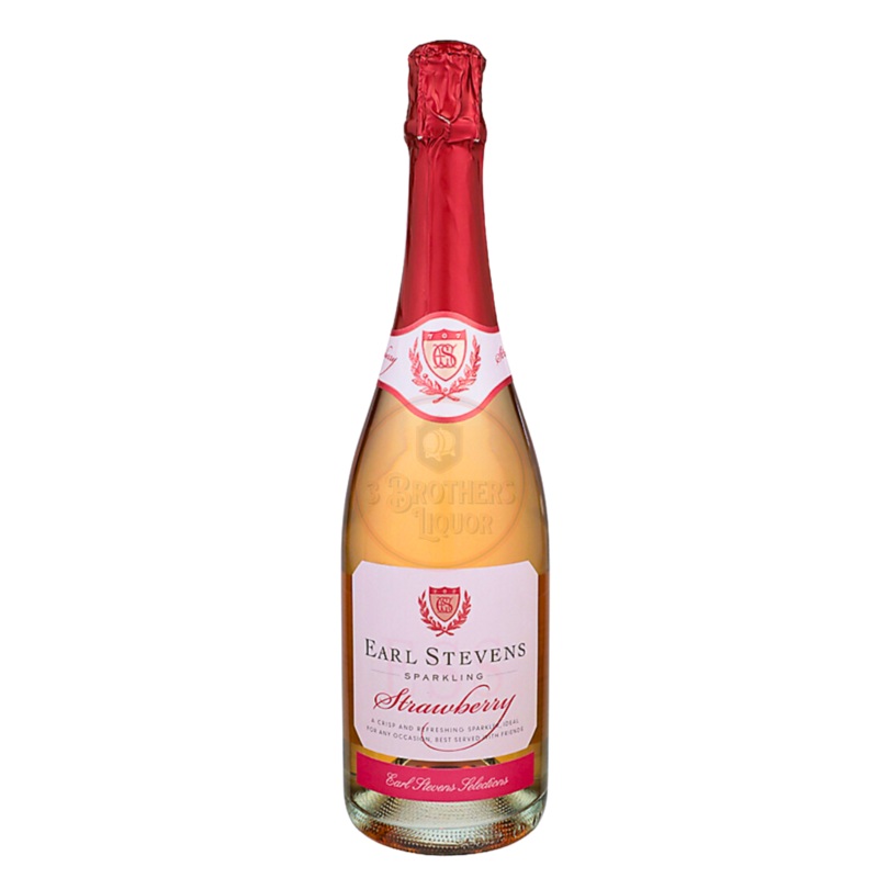 Earl Steven Strawberry Sparkling Wine Champagne