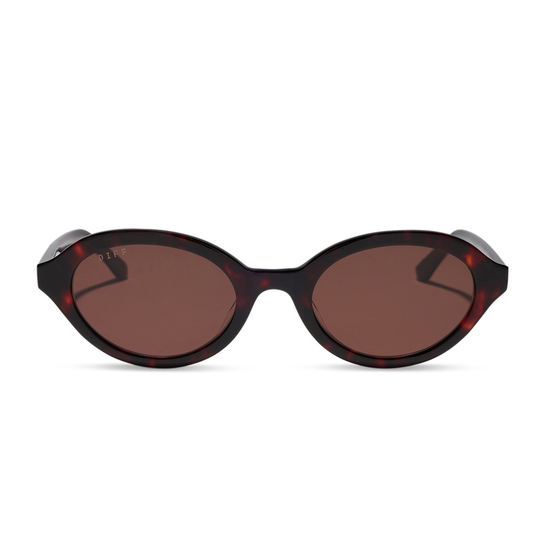 JULIA - CEDAR TORTOISE + BROWN SUNGLASSES