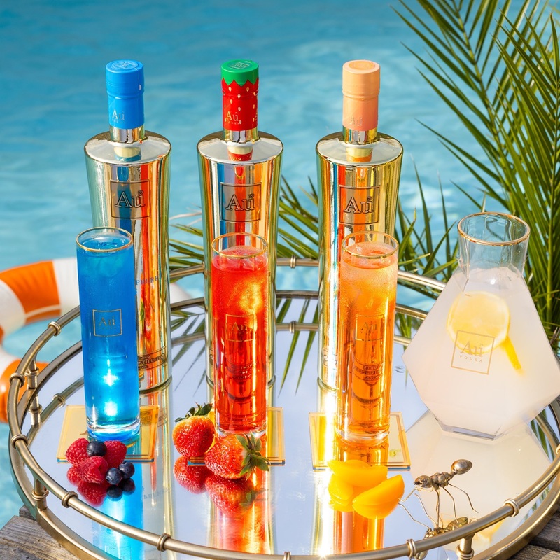Au Vodka Juicy Peach 3 Bottle Combo