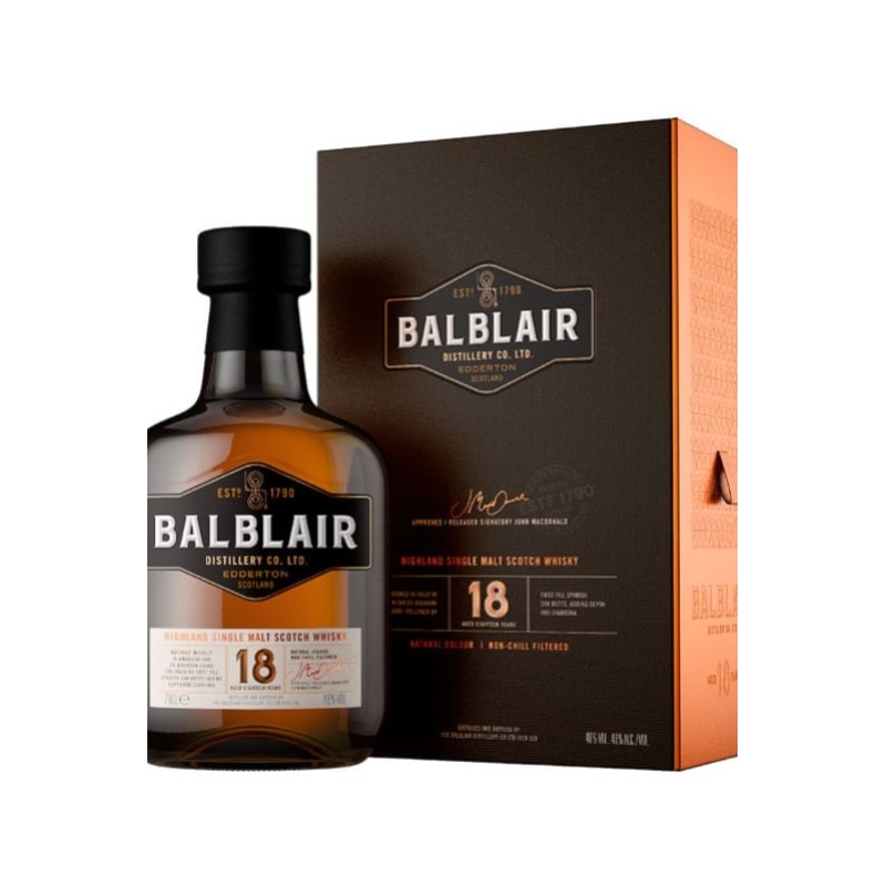 Balblair 18 Year Old Single Malt Scotch Whisky