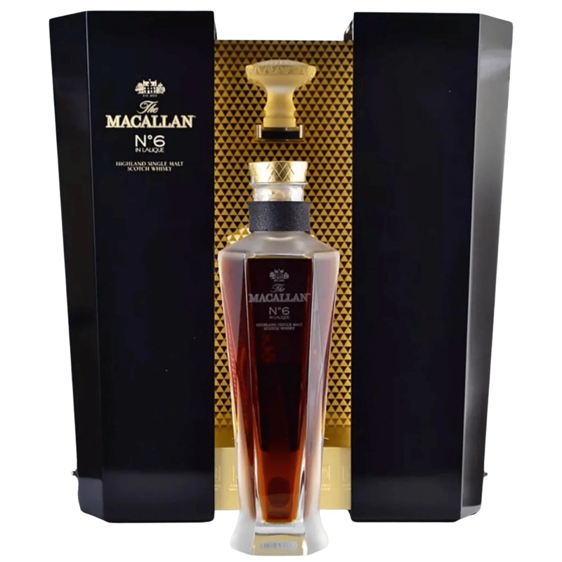 The Macallan No.6 in Lalique Highland Single Malt Scotch Whisky 750ml