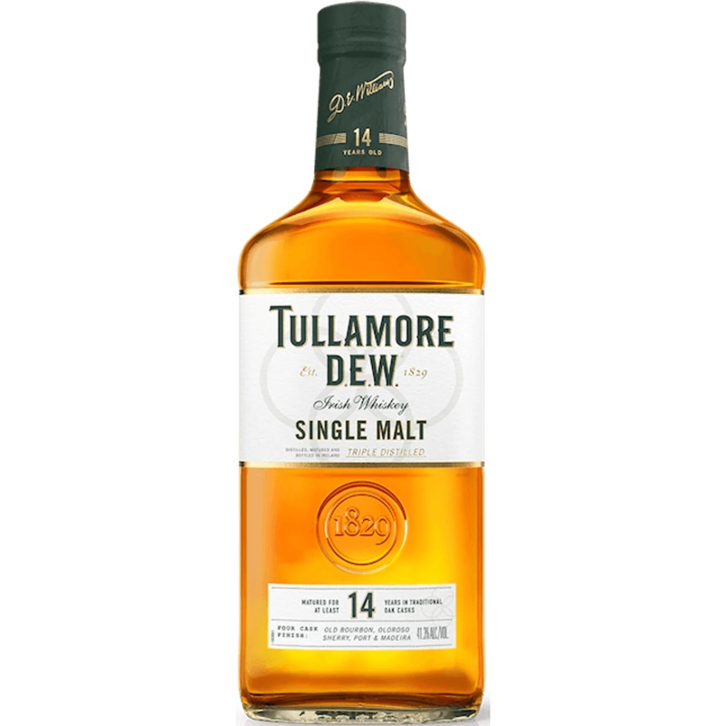 Tullamore D.E.W. 14 Year Single Malt Irish Whiskey 750ml