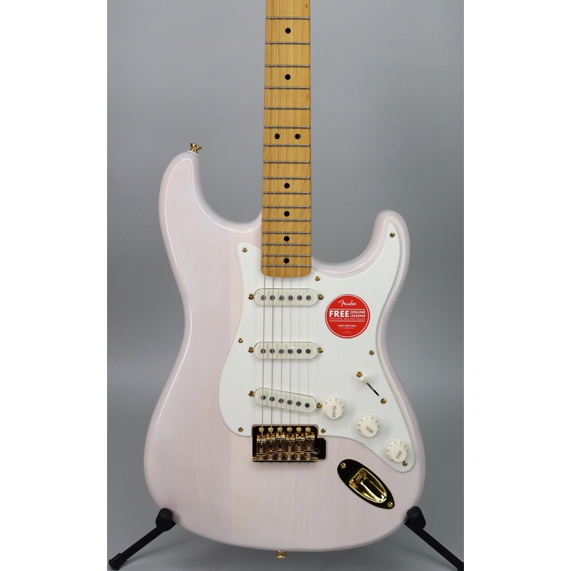Tweed Bundle Squier Classic Vibe '50s Stratocaster White Blonde + Fender Classic Series Hardshell Case Tweed