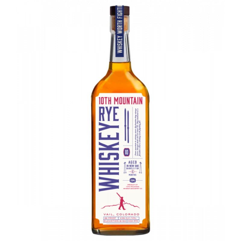 10TH MOUNTAIN RYE WHISKEY