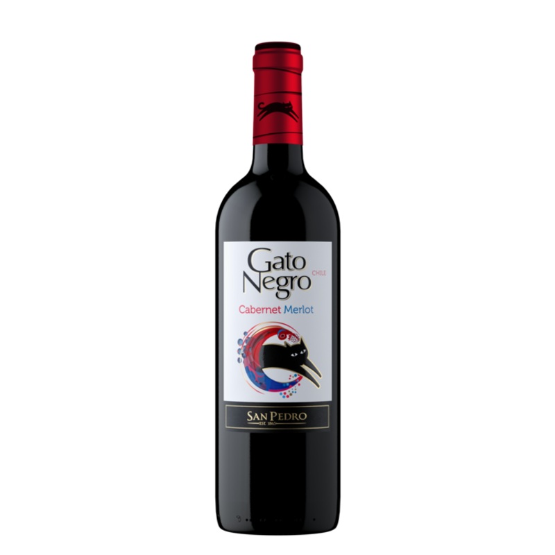 Gato Negro Cabernet Sauvignon/Merlot Central Valley 750Ml