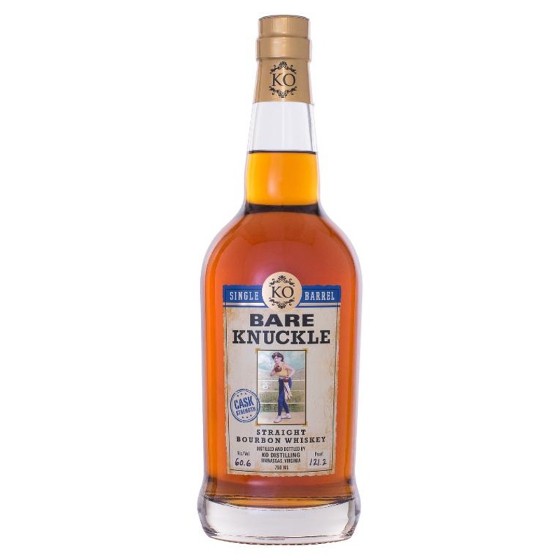 KO Distilling Bare Knuckle Cask Strength Straight Bourbon Whiskey