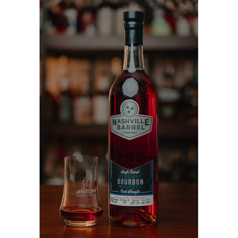 Nashville Barrel Co #119 "OK BLAKE" 11-Year Bourbon 129.74 proof - Selected by Seelbach's