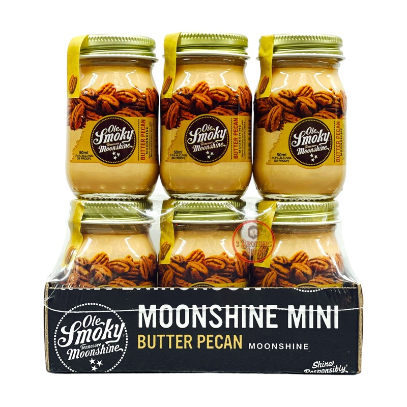 Ole Smoky Butter Pecan Moonshine Mini Shots (6 Of 50ML)