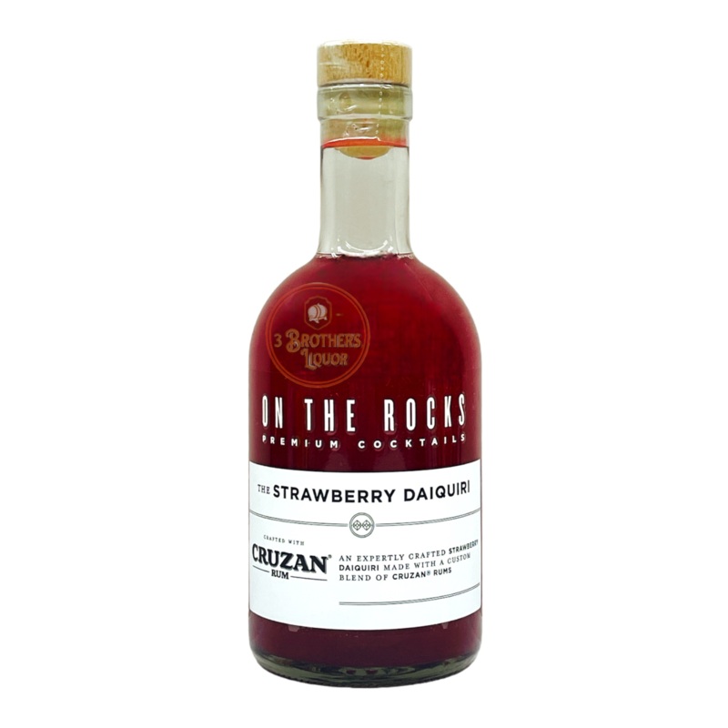 On The Rocks Cruzan Rum The Strawberry Daiquiri Premium Cocktail