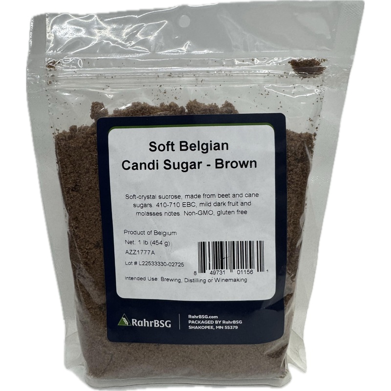 Brown Soft Candi Sugar - 1 lb.