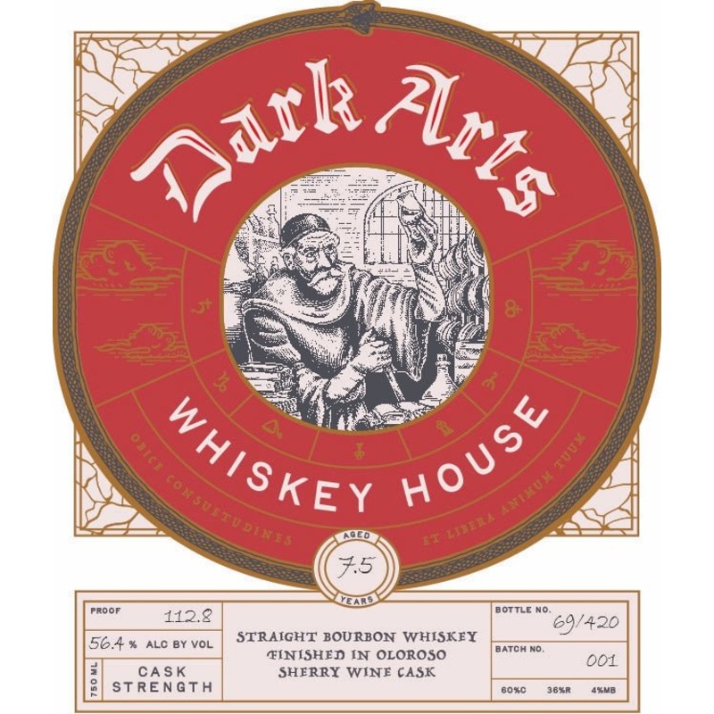 Dark Arts Straight Bourbon Whiskey 7.5 Years Oloroso Sherry Cask Finish