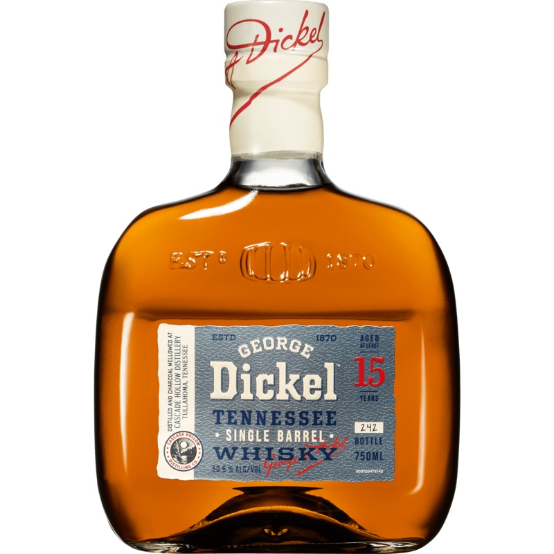 George Dickel 15 Year Old Single Barrel Bourbon Whiskey