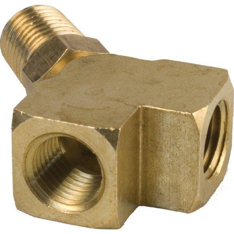 Wye Splitter 1/4 Male NPT x 1/4 Female NPT