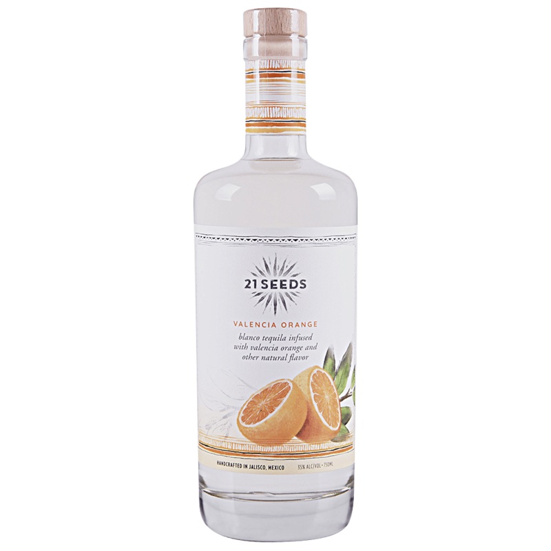 21 Seeds Valencia Orange Tequila - 750ml