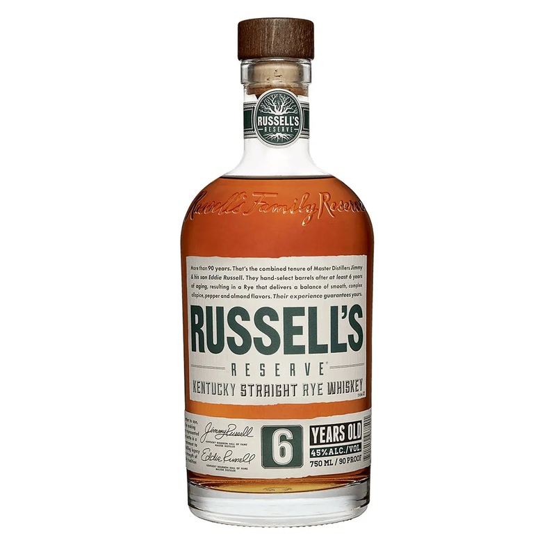 Russell's Reserve 6 Year Old Rye Whiskey