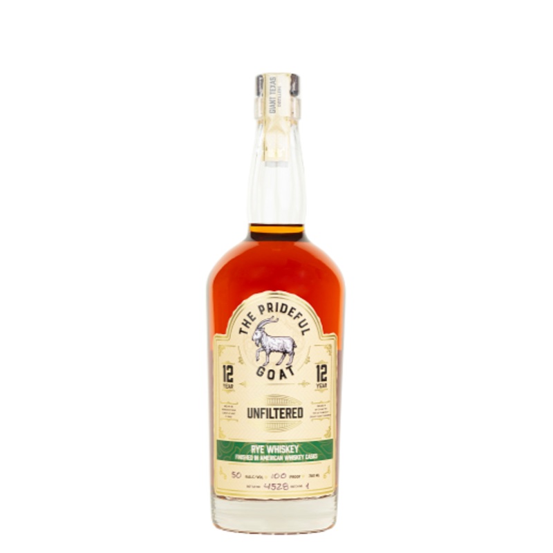 The Prideful Goat 12-year Rye Whiskey Finished in American Whiskey Casks