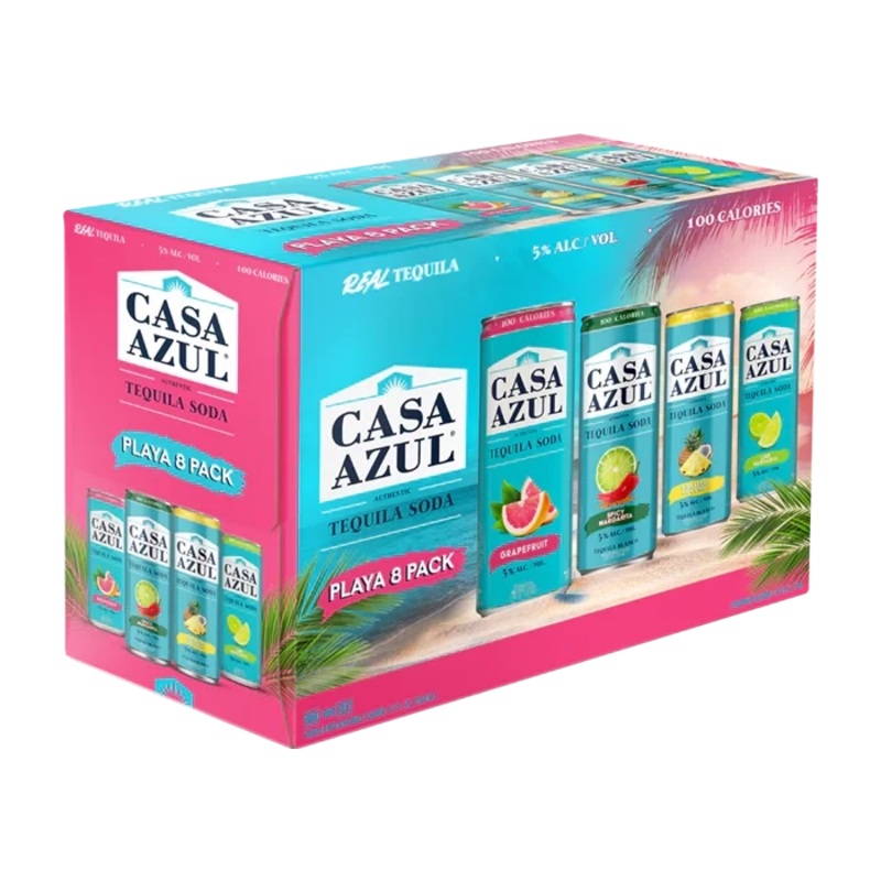 Casa Azul Tequila Playa 8 Pack