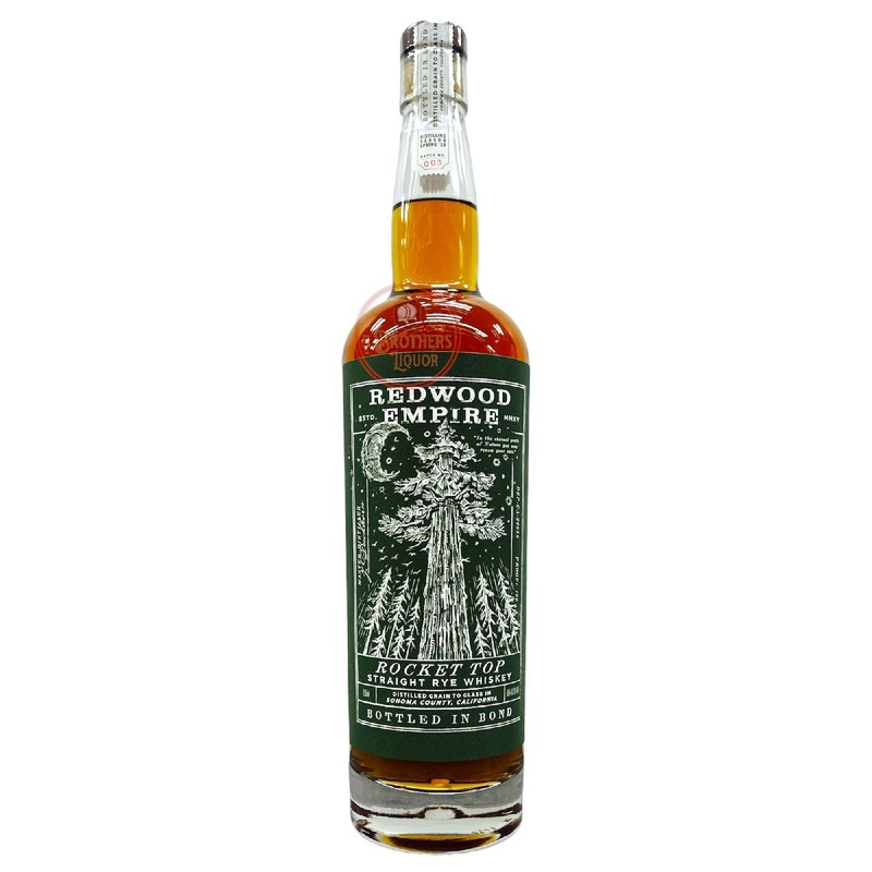 Redwood Empire Rocket Top Straight Rye Whiskey