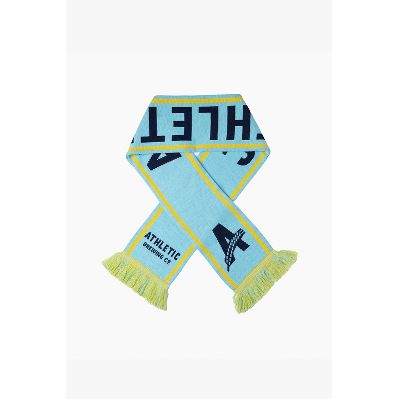 Athletic Brewing Co Custom Woven Fringe Scarf - Run Wild