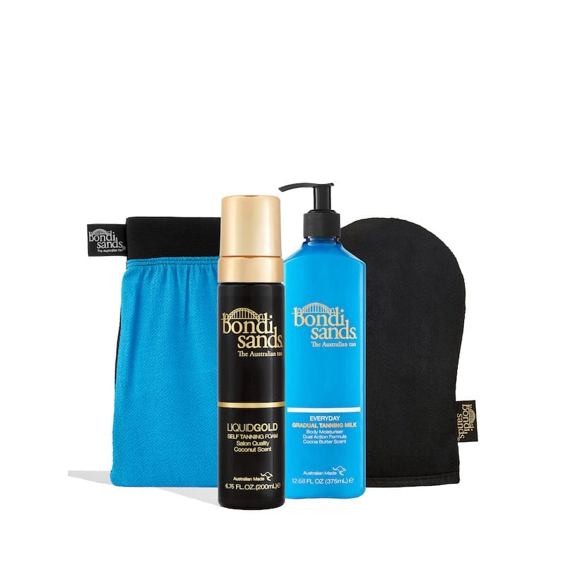 Liquid Gold Self Tanning Routine Bundle