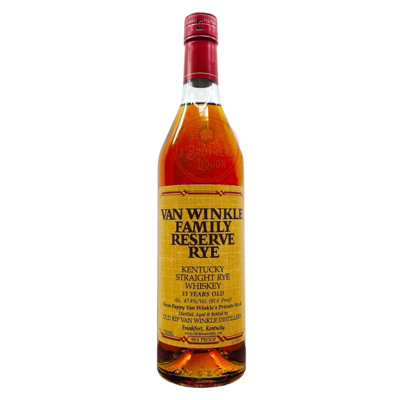 Van Winkle Family Reserve 13 Years Old Straight Rye Kentucky