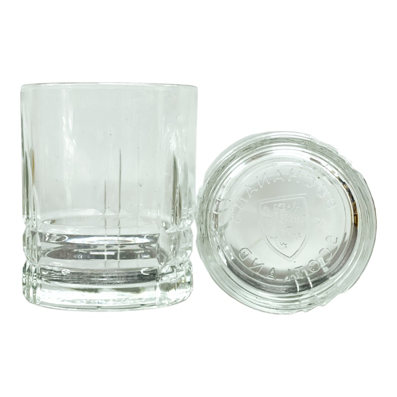 2 Buchanan's Crystal Whiskey Glasses