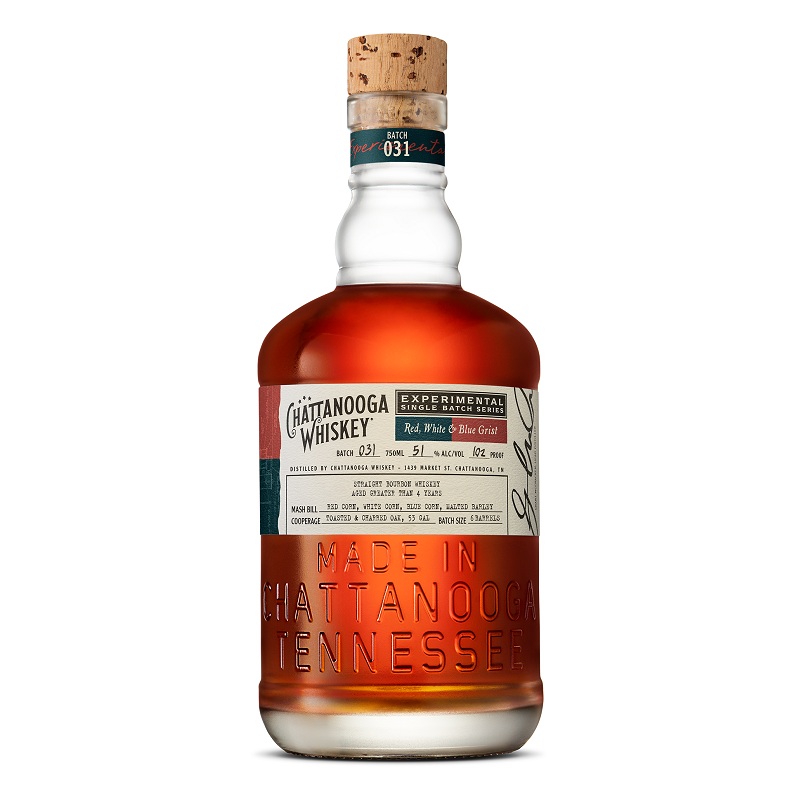 Chattanooga Whiskey Experimental Batch 031: Red, White, & Blue Grist