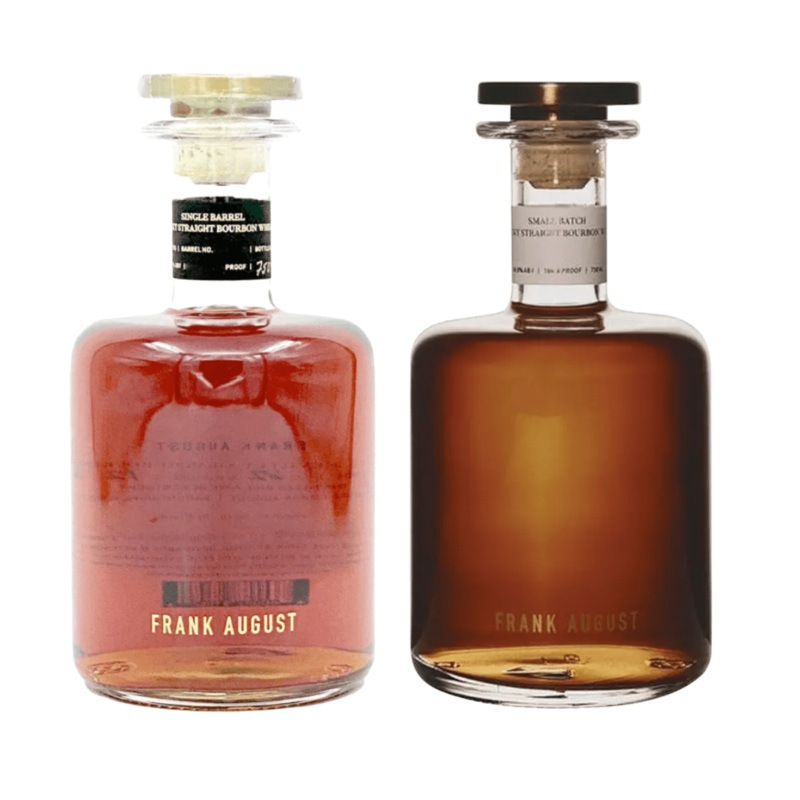 Frank August Small Batch & Single Barrel Bourbon Bundle Limited Whiskey Set