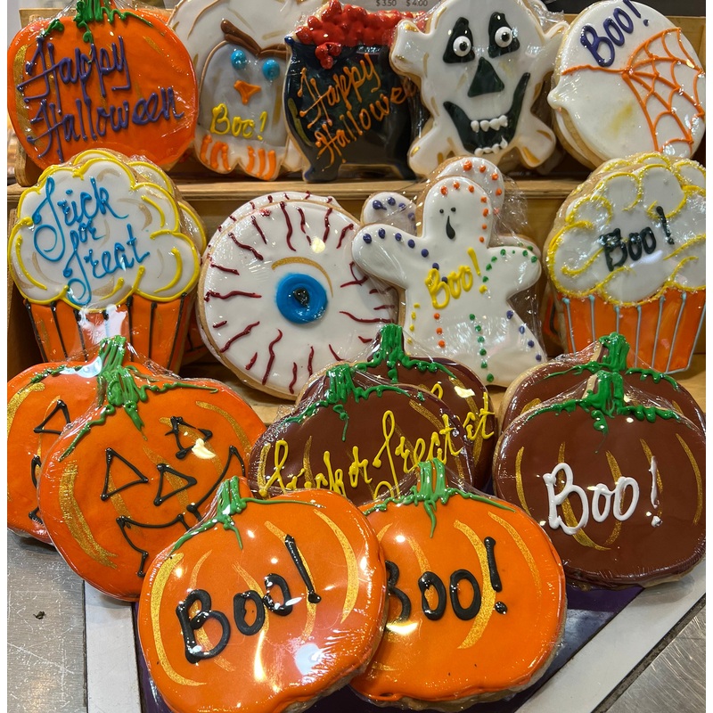 Hand-Decorated Halloween Cookies