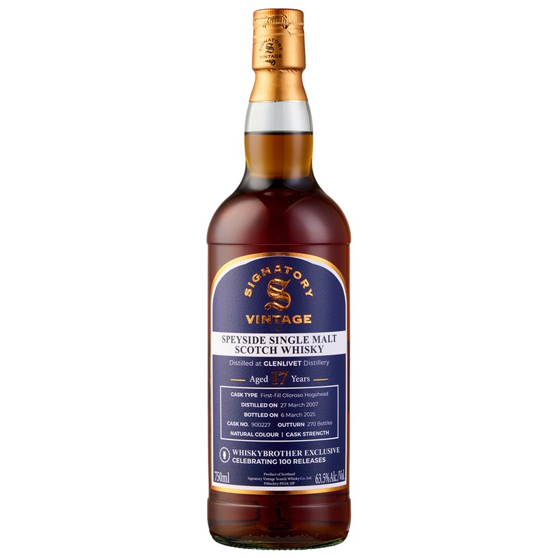 Glenlivet 17 Year Old Signatory WB