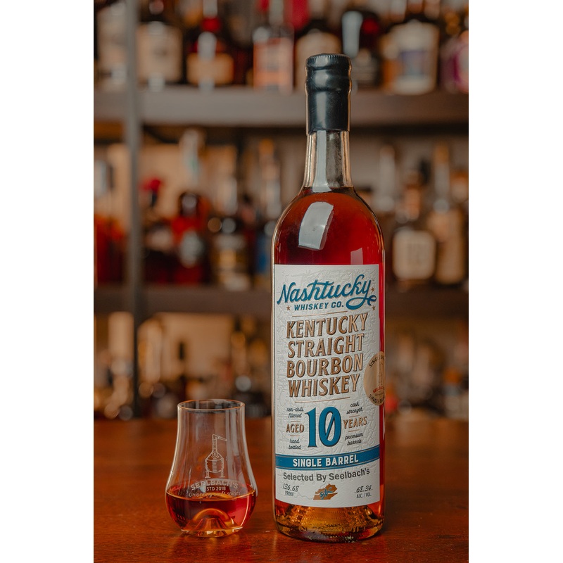 Nashtucky 10-Year Single Barrel Bourbon #5522 136.68 proof - Selected by Seelbach's