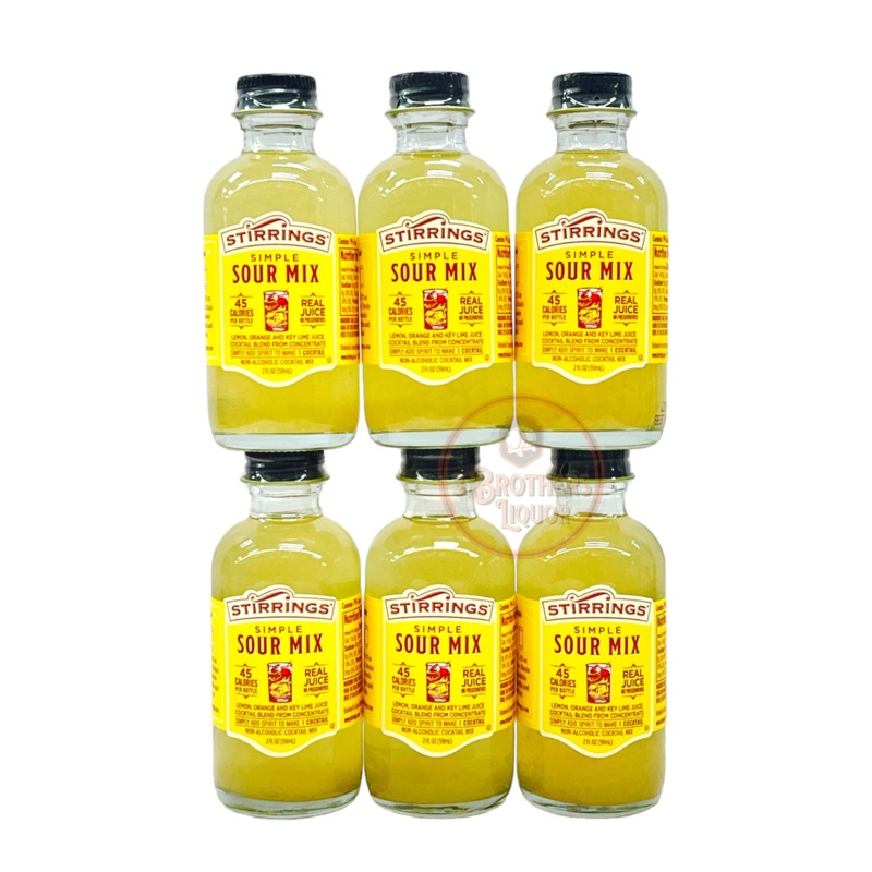 Stirrings Simple Sour Mix Non-Alcoholic Cocktail Mini Shots (6 Of 59ML)