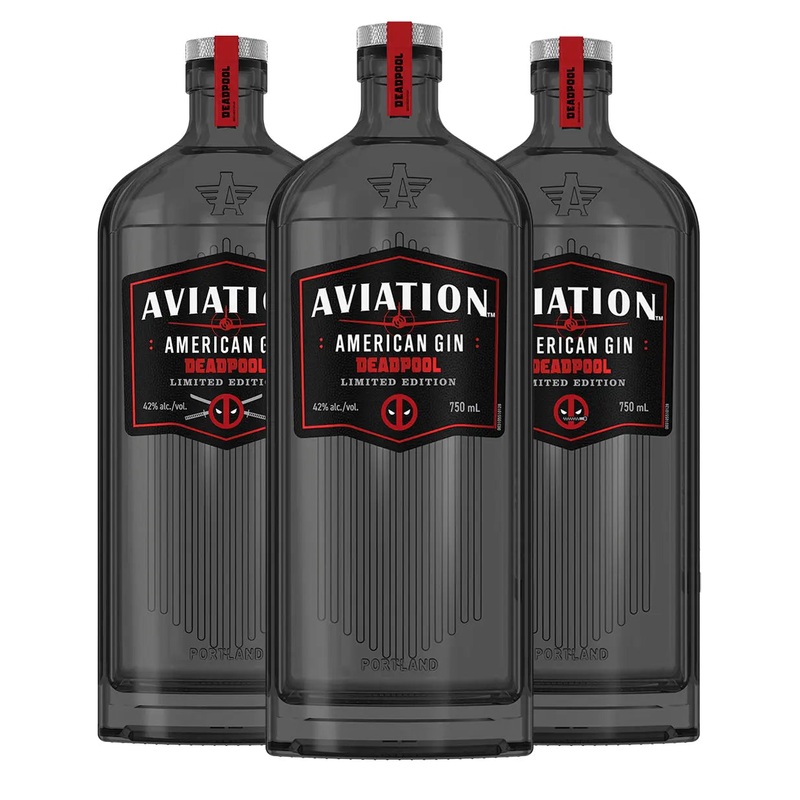 Aviation Gin Deapool Edition 3-Pack