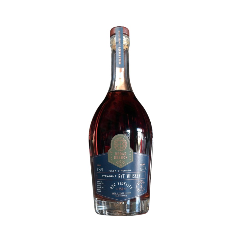 Broad Branch Distillery Rye Fidelity Cask Strength Rye