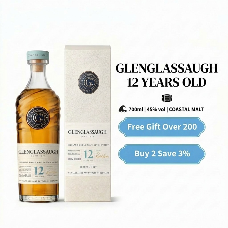 Glenglassaugh 12 Years Old Highland Single Malt Scotch Whisky 700ml 45%