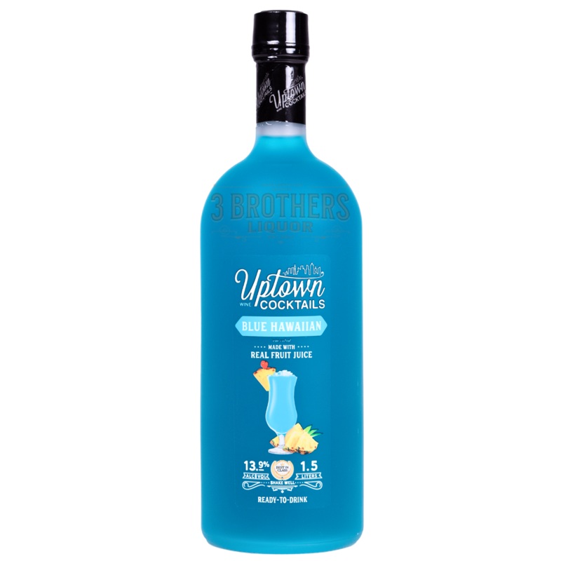 Uptown Blue Hawaiian Wine Flavored Ready To Drink Cocktails (1.5L)