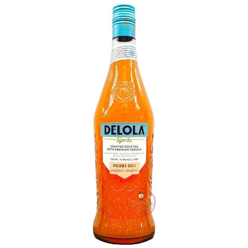 Delola Paloma Rosa Grapefruit & Elderflower Spritz By Jennifer Lopez