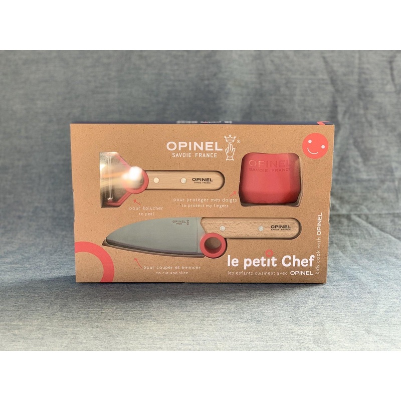 Opinel 'Le Petit Chef' Knife & Peeler Set