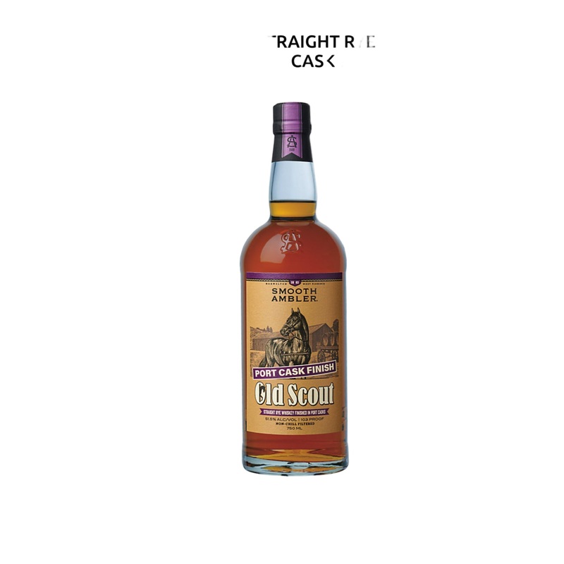 Smooth Ambler Old Scout Straight Rye Whiskey Port Cask Finish 103 Proof