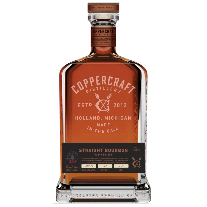 Coppercraft Straight Bourbon Whiskey 750ml