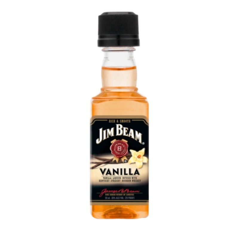 JIM BEAM VANILLA PL 50ML SLEEVE (10 BOTTLES)