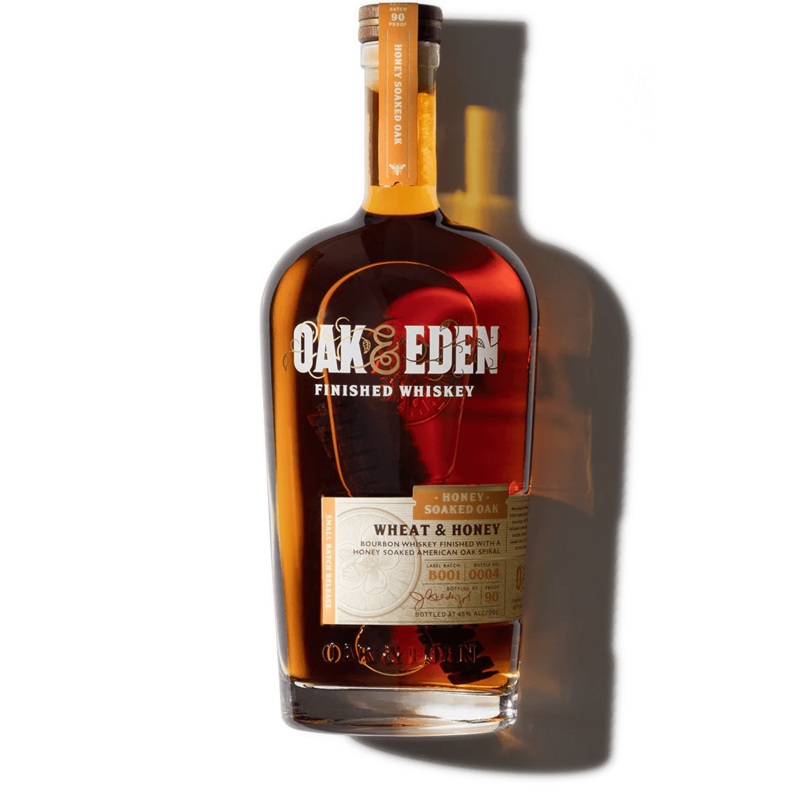 Oak & Eden Wheat and Honey Bourbon Whiskey