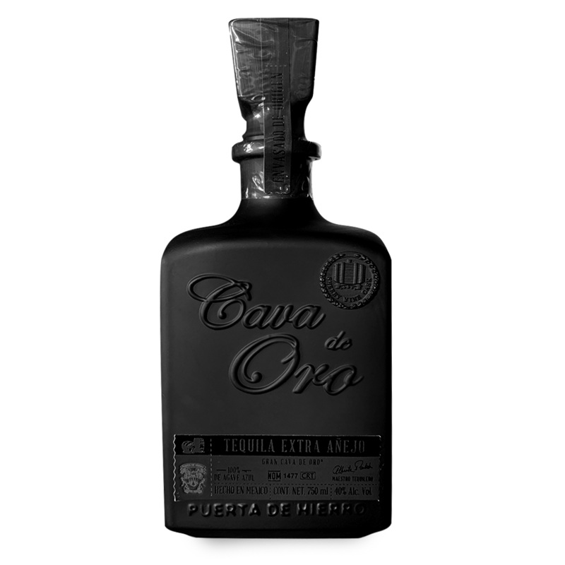 Cava De Oro Extra Anejo Black Tequila