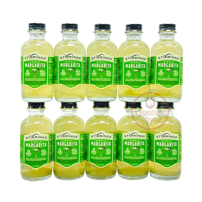 Stirrings Simple Margarita Non-Alcoholic Cocktail Mini Shots (12 Of 59ML)