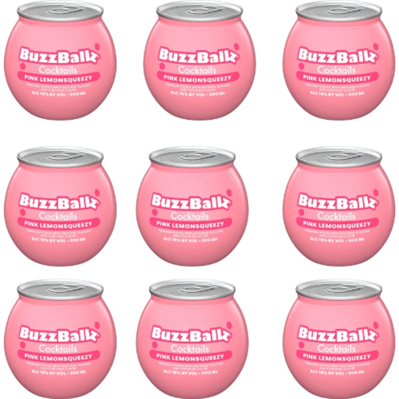 BuzzBallz Pink LemonSqueezy Cocktails