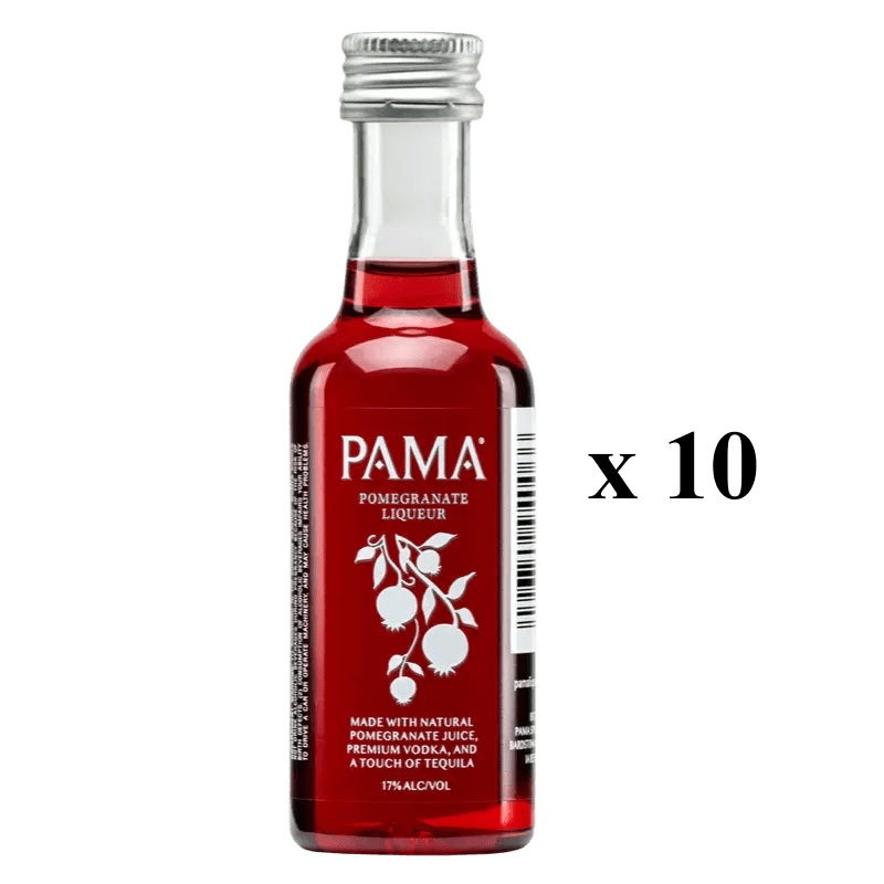 PAMA Pomegranate Liqueur 50ml x 10
