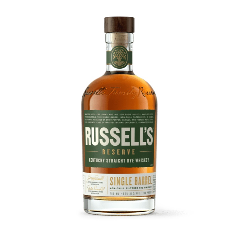 Russell's Reserve Single Barrel Kentucky Straight Rye Whiskey 750ml