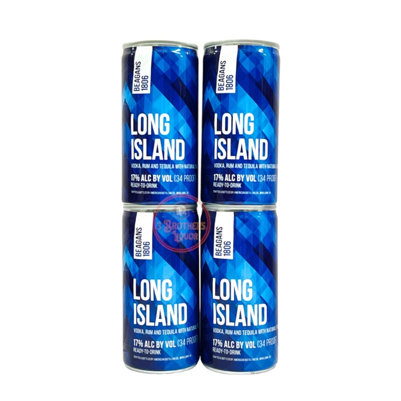 Beagans 1806 Long Island Ready To Drink Cocktail 4Pk Cans