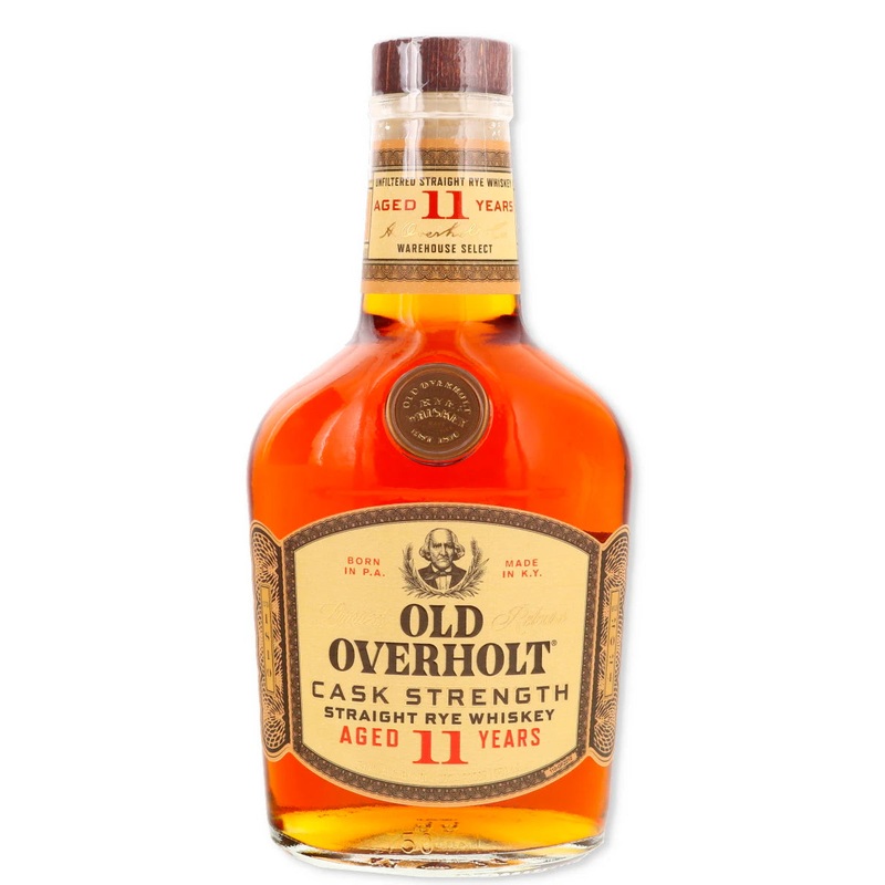 Old Overholt Cask Strength 11 Year Old Straight Rye Whiskey 750ml